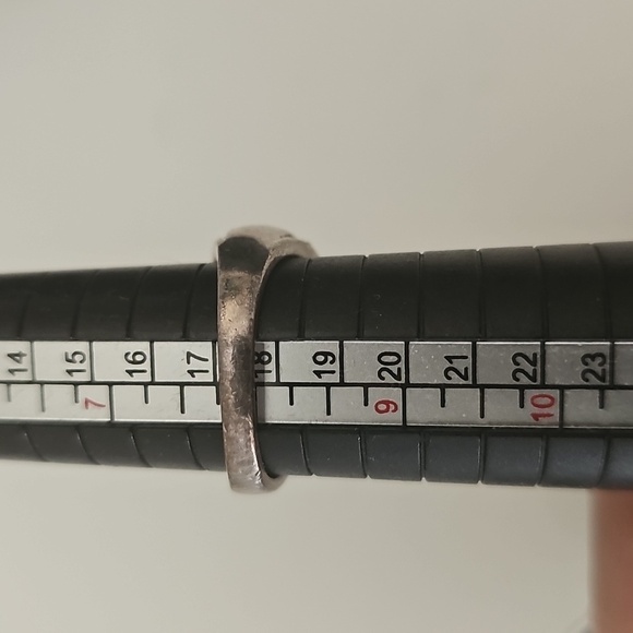 Vintage 1/4 CTW Diamond Round 925 Sterling Silver Multi Row Band Ring Size 8 - Picture 8 of 14